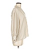Joie 100% Polyester Metallic Ivory 3/4 Sleeve Blouse Size M - photo 4