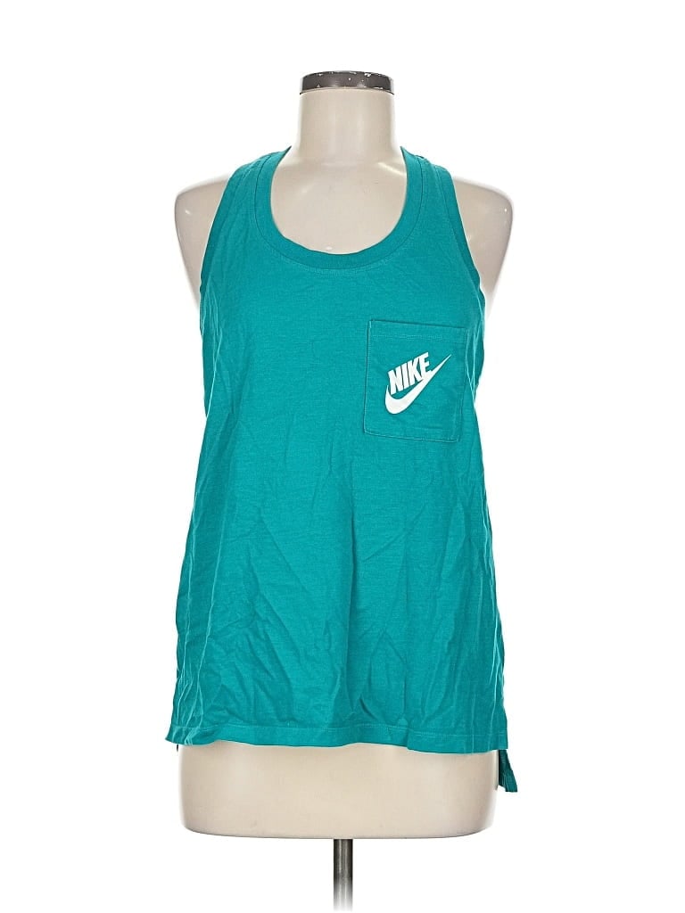 NIKE Pre-owned Active Tank Top In Blue