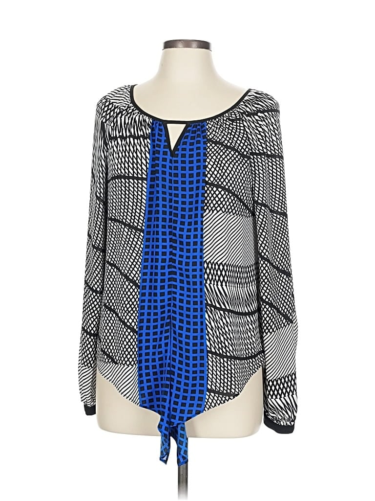 Pre-owned Xoxo Long Sleeve Blouse In Blue