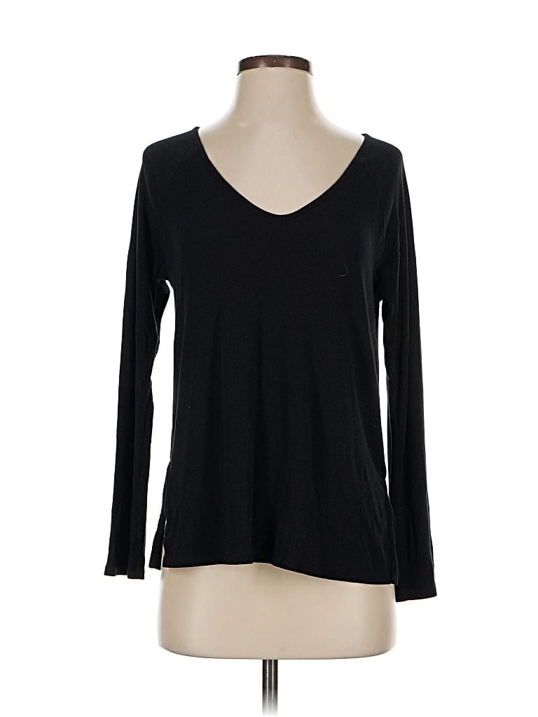 Pre-owned Skin 3/4 Sleeve T-shirt In Black