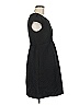HD in Paris Solid Black Casual Dress Size 6 - photo 4