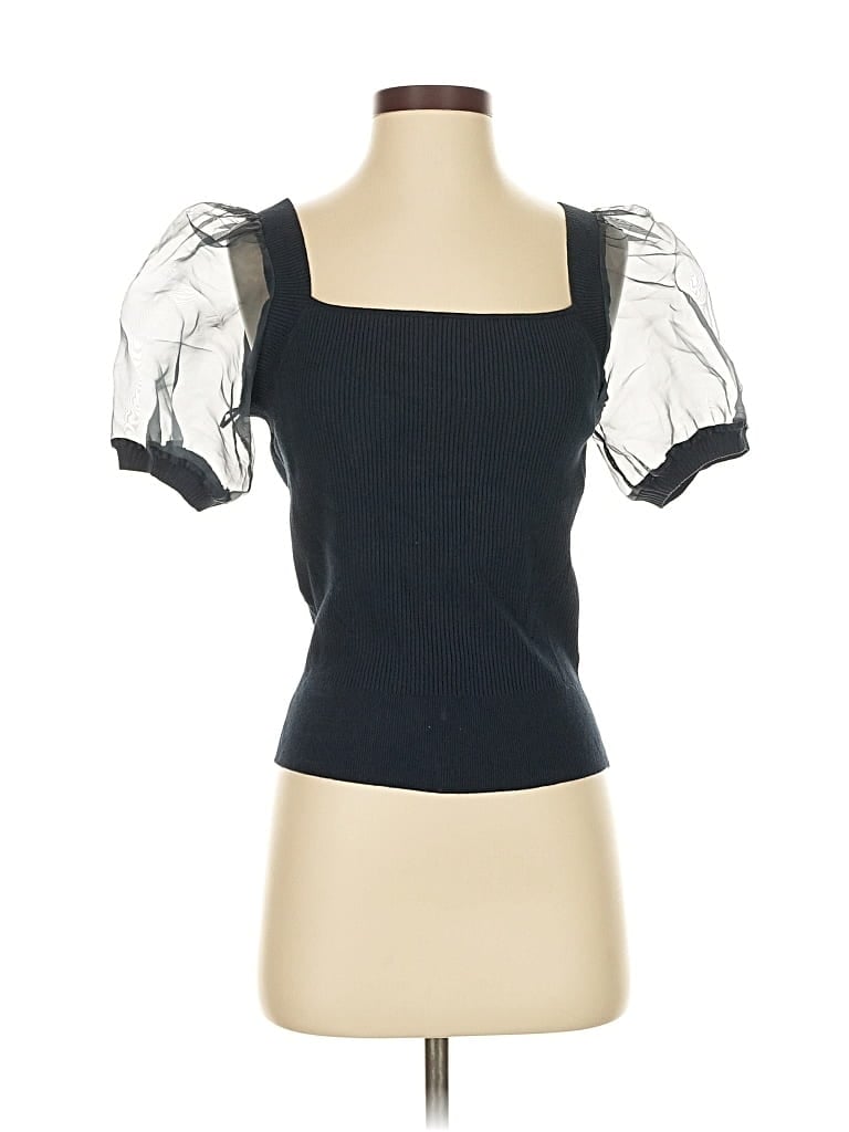 Pre-owned French Connection Cardigan Sweater In Black