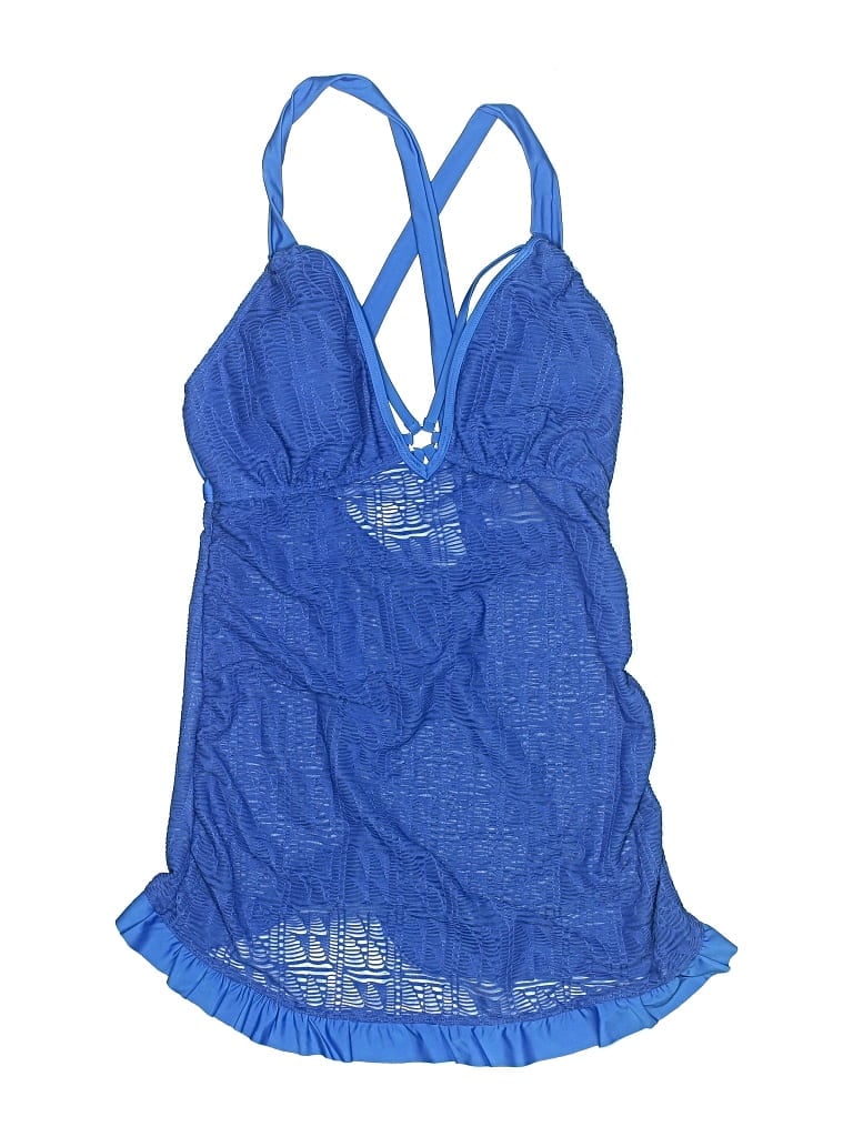 Pre-owned Unbranded Swimsuit Cover Up In Blue