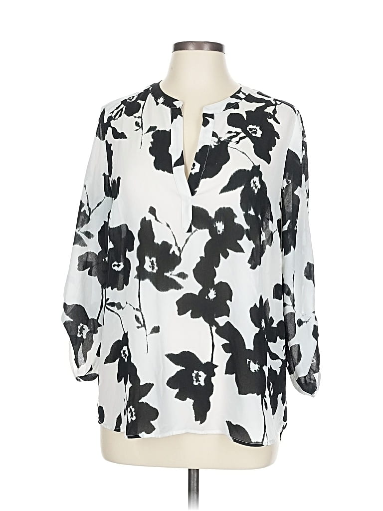 Pre-owned Daniel Rainn 3/4 Sleeve T-shirt In White