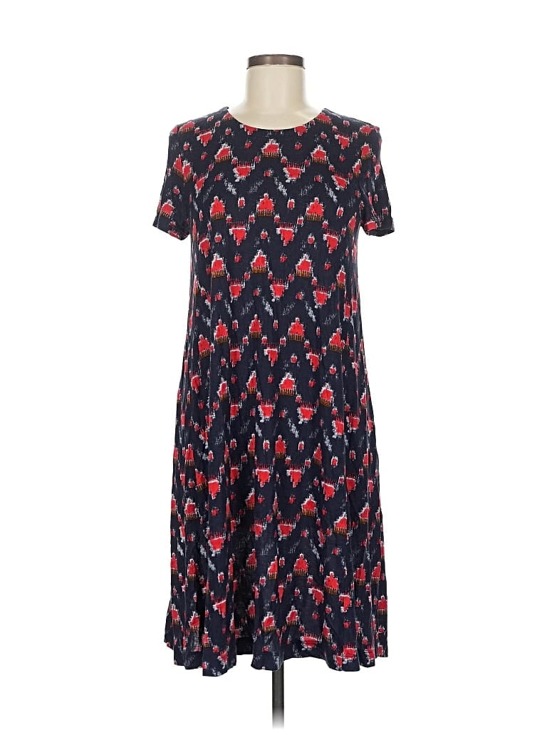 Pre-owned Ann Taylor Loft Casual Dress In Blue