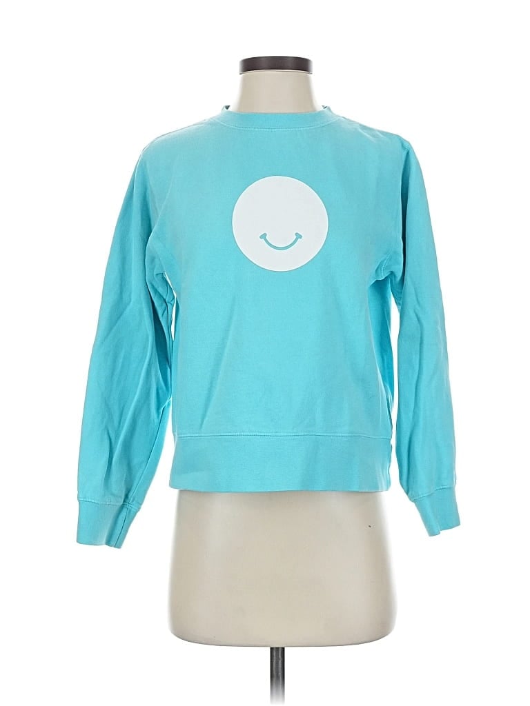 Pre-owned Comfort Colors Sweatshirt In Blue