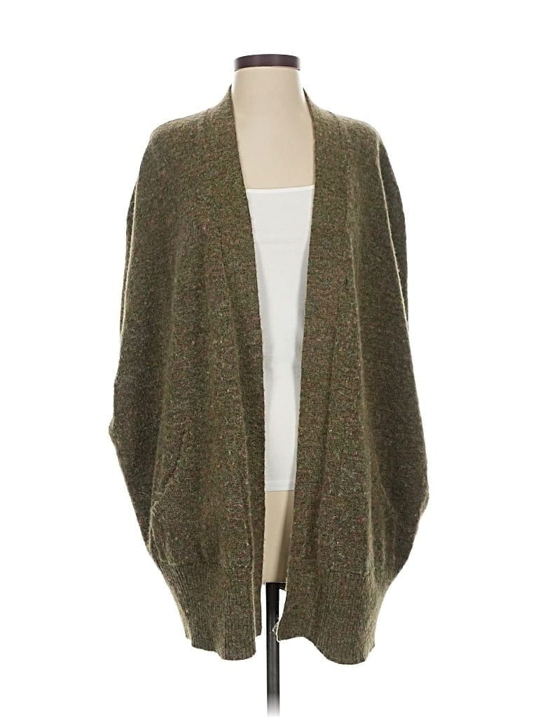 Pre-owned Banana Republic Cardigan Sweater In Green