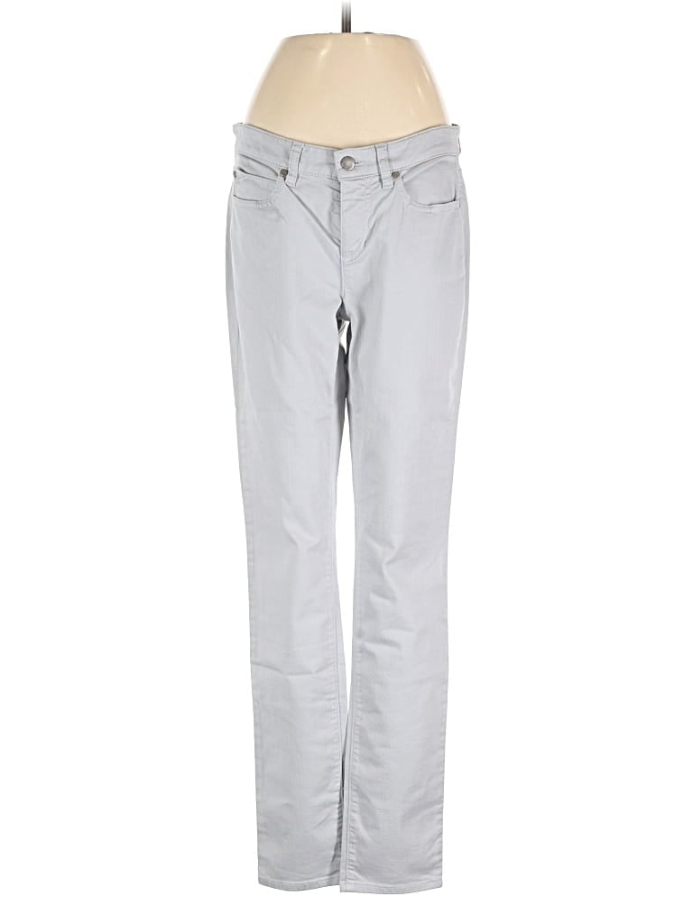 Pre-owned Eileen Fisher Jeans In Silver