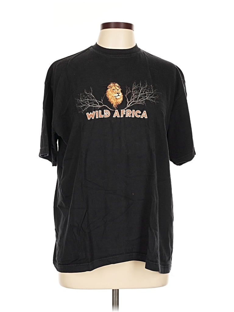 Pre-owned Assorted Brands Short Sleeve T-shirt In Black