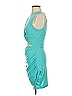 Unbranded Solid Teal Cocktail Dress Size S - photo 5