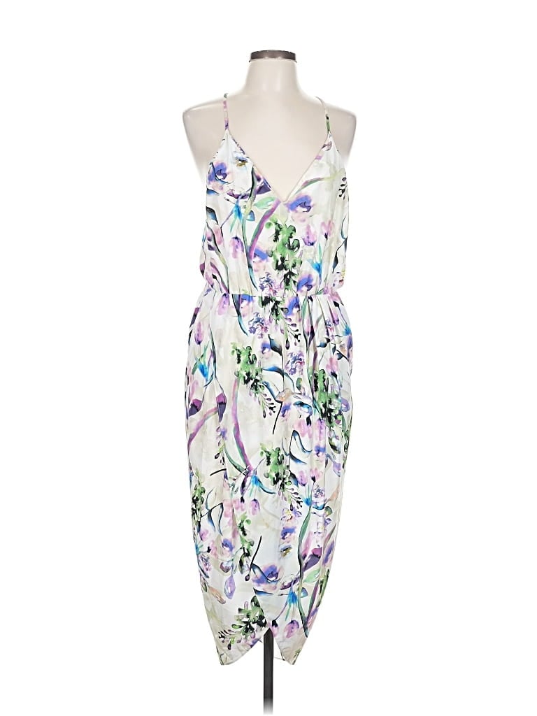 Click to view more detailed imagery on our partner's website Pre-owned Teri Jon Cocktail Dress In White