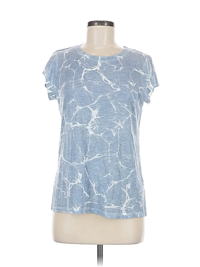 Pre-owned Michael Stars Short Sleeve T-shirt In Blue