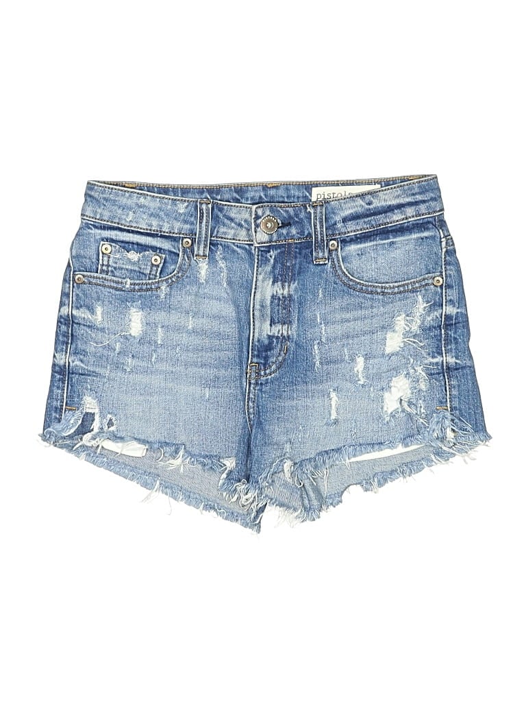 Pre-owned Pistola Denim Shorts In Blue