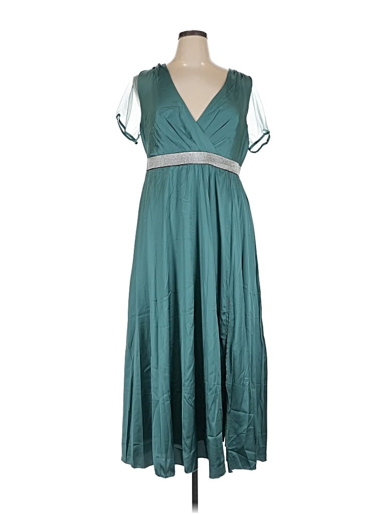 Pre-owned Assorted Brands Casual Dress In Blue