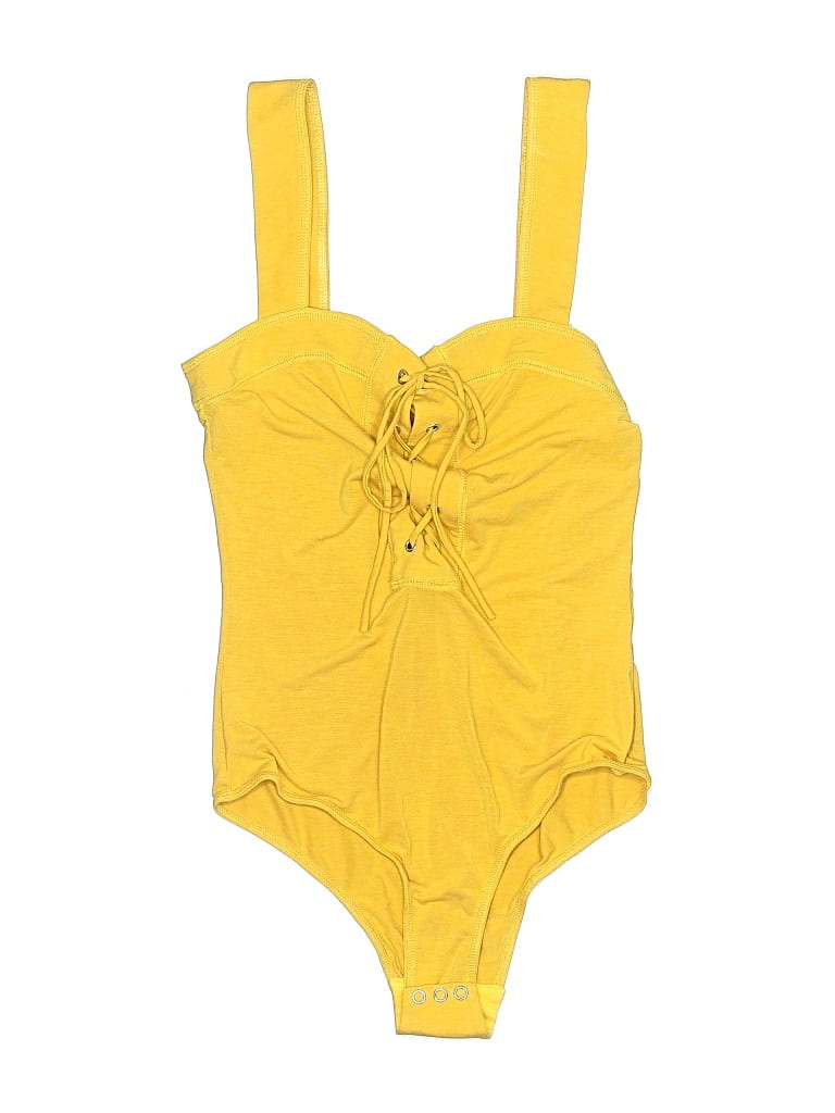Pre-owned Capulet Bodysuit In Yellow