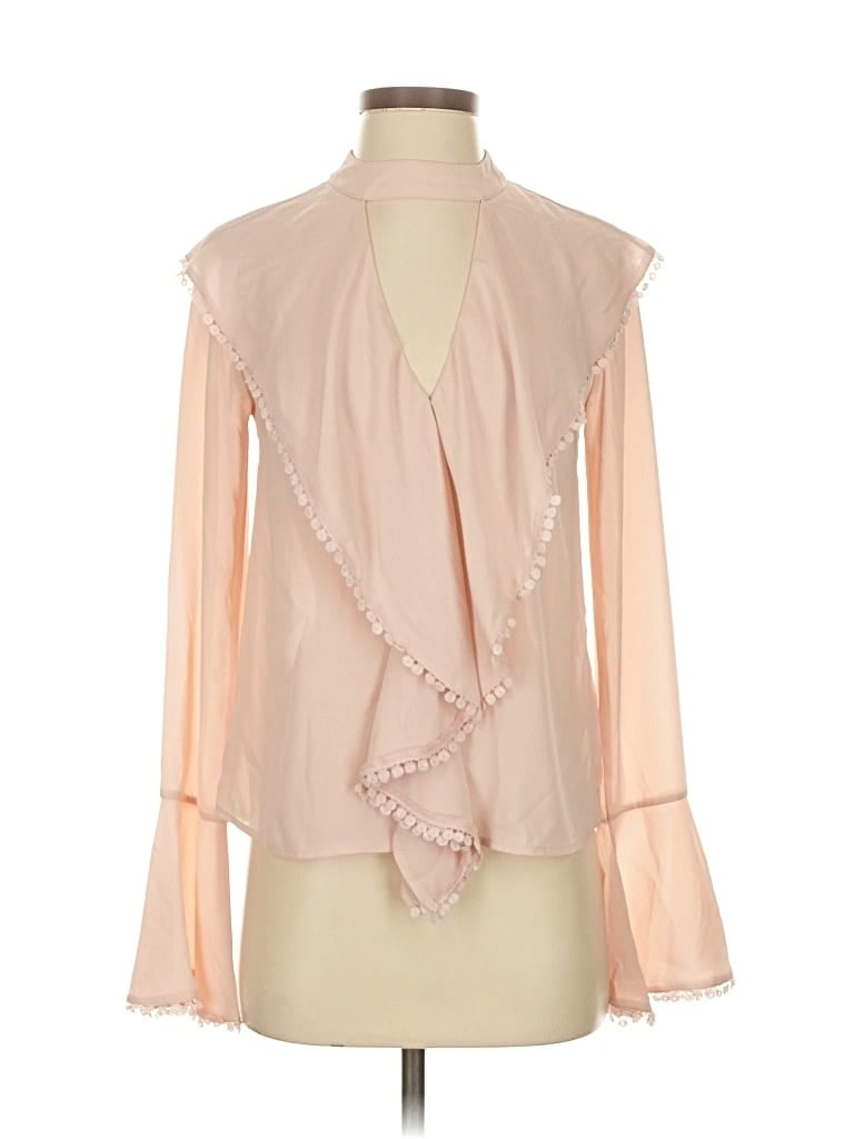 Pre-owned Endless Rose Long Sleeve Blouse In Pink