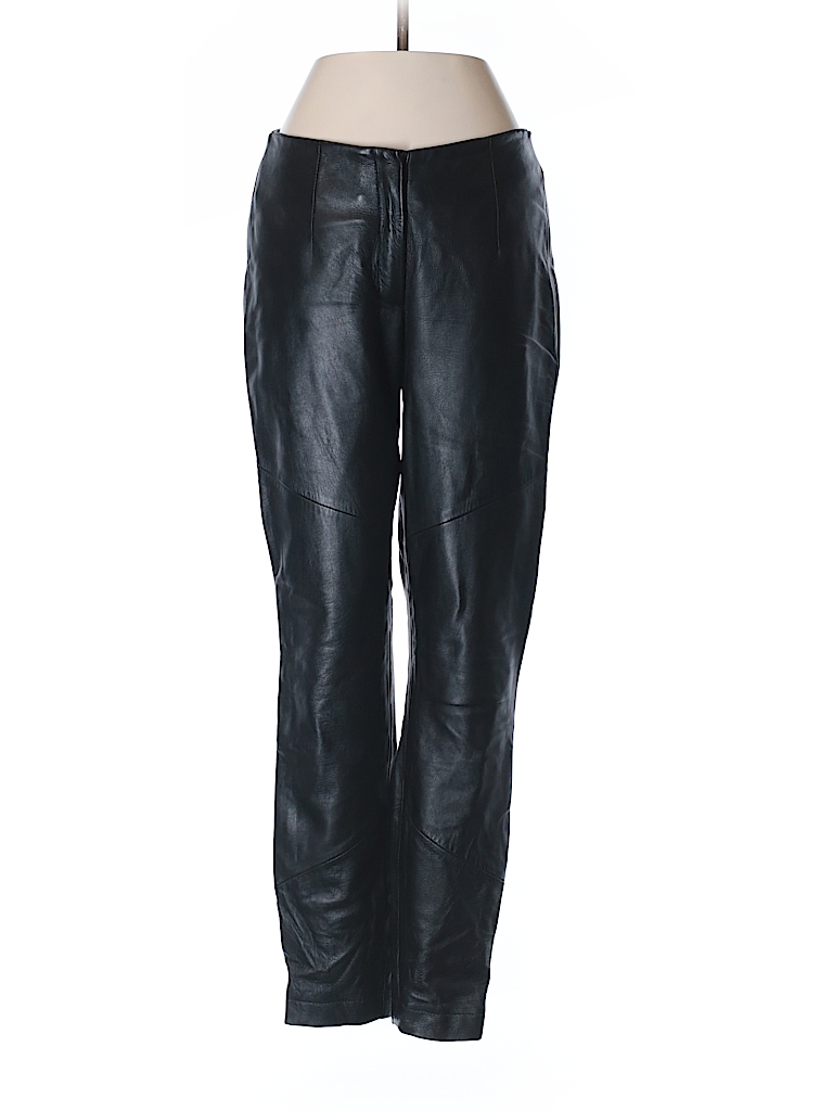 Wilsons Leather 100% Leather Solid Black Leather Pants Size 0 - 96% off ...
