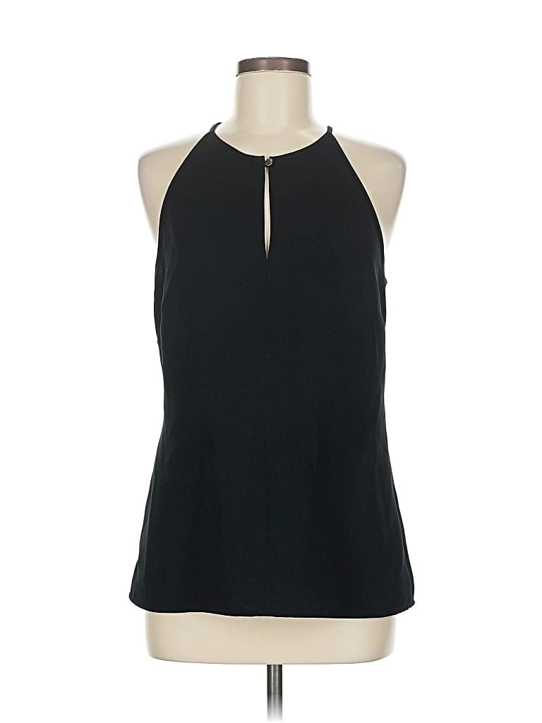 Pre-owned Banana Republic Sleeveless Blouse In Black