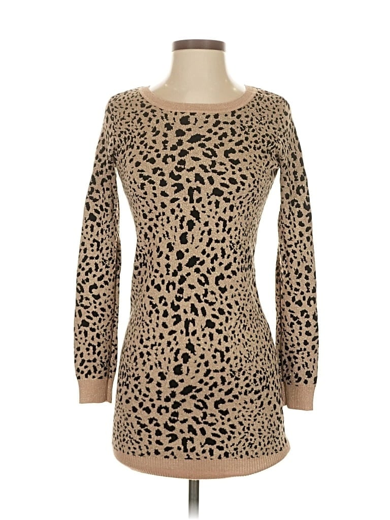 Pre-owned Inc International Concepts Long Sleeve Top Tan Boatneck Tops In Brown