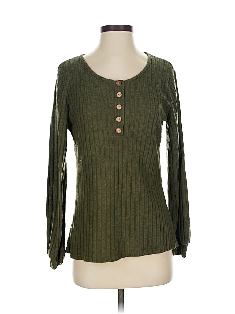 Pre-owned Unbranded Pullover Sweater In Green