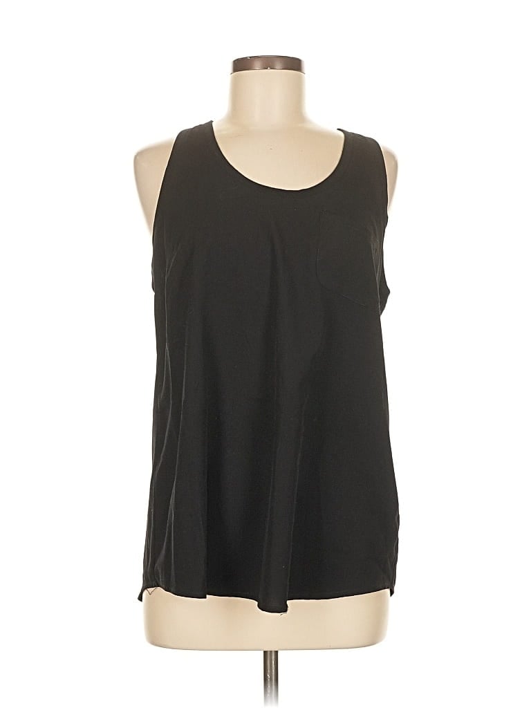 Pre-owned Dalia Collection Sleeveless Blouse In Black
