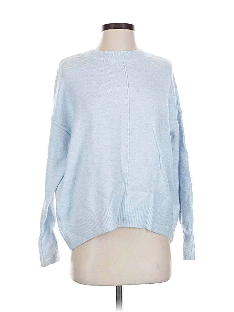 Pre-owned Vince Camuto Pullover Sweater In Blue