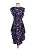 BCBG Print Blue Cocktail Dress Size 2 - photo 1