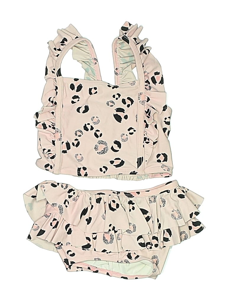 Pre-owned Assorted Brands Kids' Two Piece Swimsuit In Pink