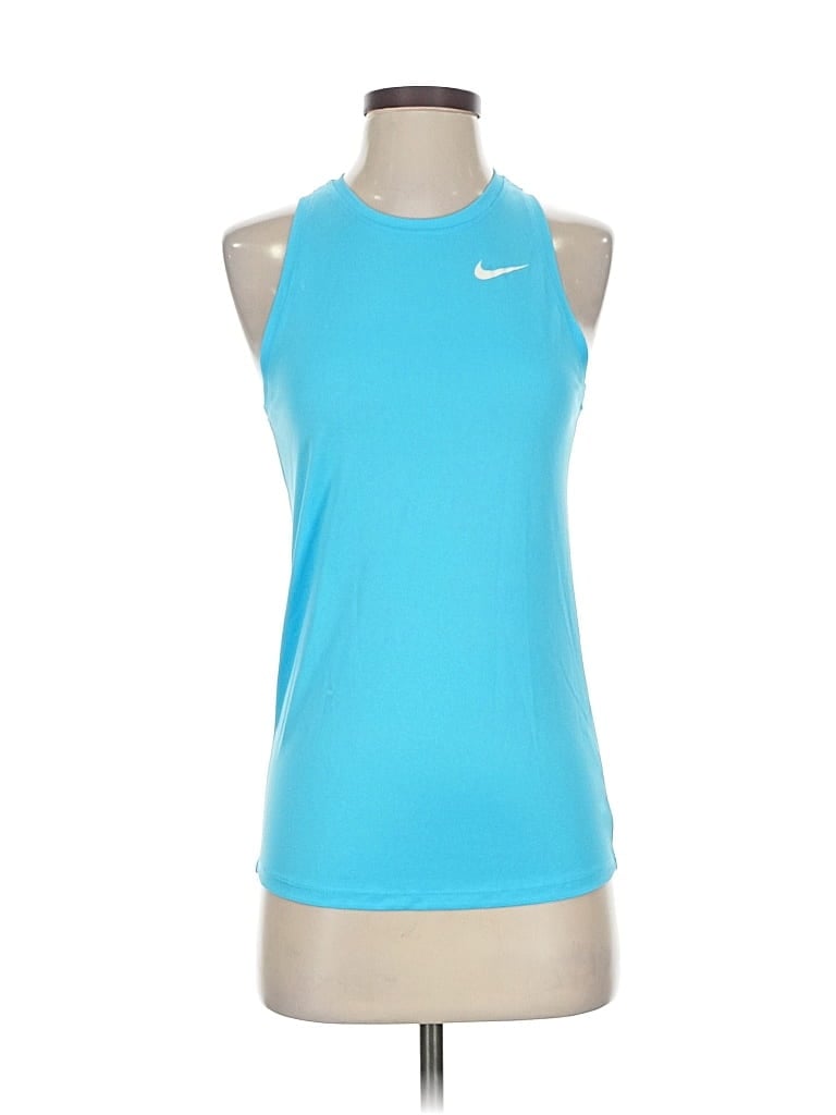 Pre-owned Nike Active Tank Top In Blue