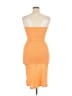 Le Lis Orange Cocktail Dress Size S - photo 2