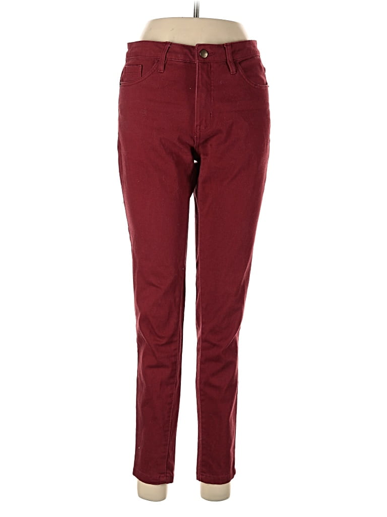 Pre-owned Serra Casual Pants In Burgundy