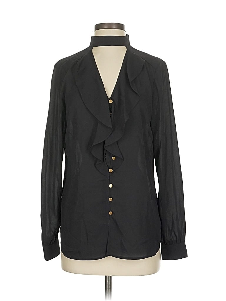 MICHAEL MICHAEL KORS Pre-owned Long Sleeve Blouse In Black