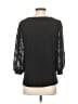CeCe Black 3/4 Sleeve Top Size S - photo 2