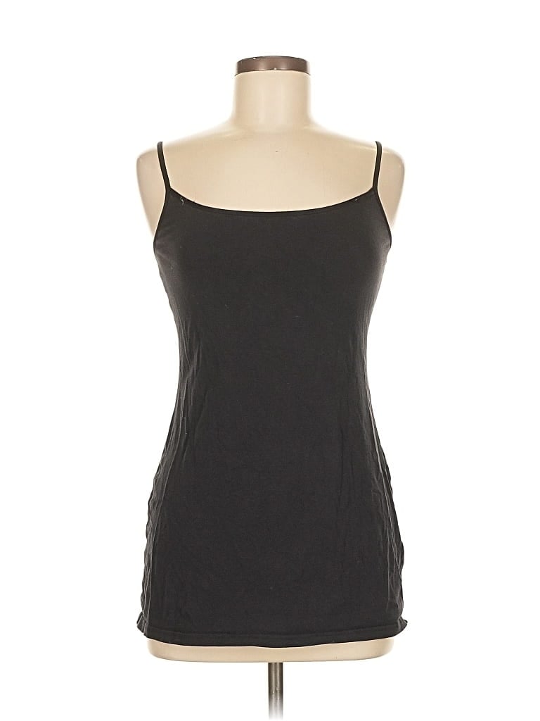 Pre-owned Divided By H&m Tank Top Black Strapless Neckline Tops