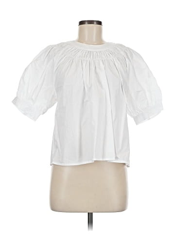 J.Crew Collection Short Sleeve Blouse (view 1)