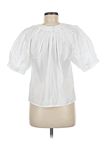 J.Crew Collection Short Sleeve Blouse (view 2)