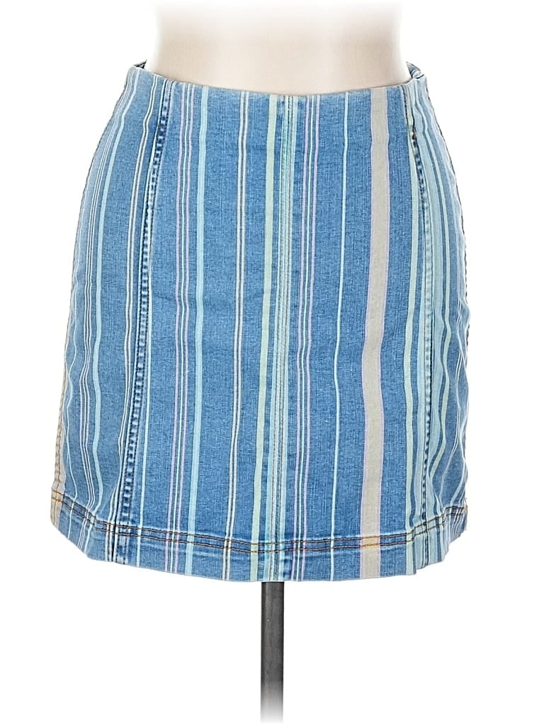 Pre-owned Wild Fable Denim Skirt In Blue