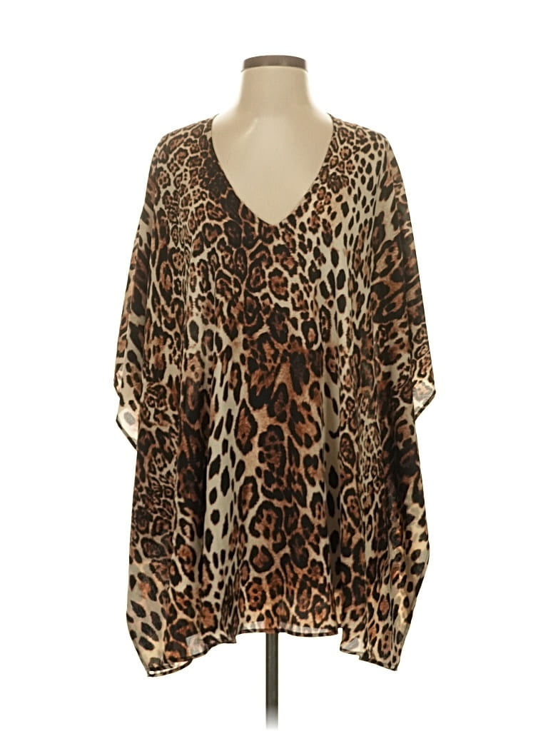 Pre-owned Show Me Your Mumu Kimono In Brown