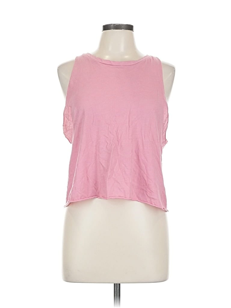 Pre-owned Divided By H&m Sleeveless Top Pink Halter Neckline Tops