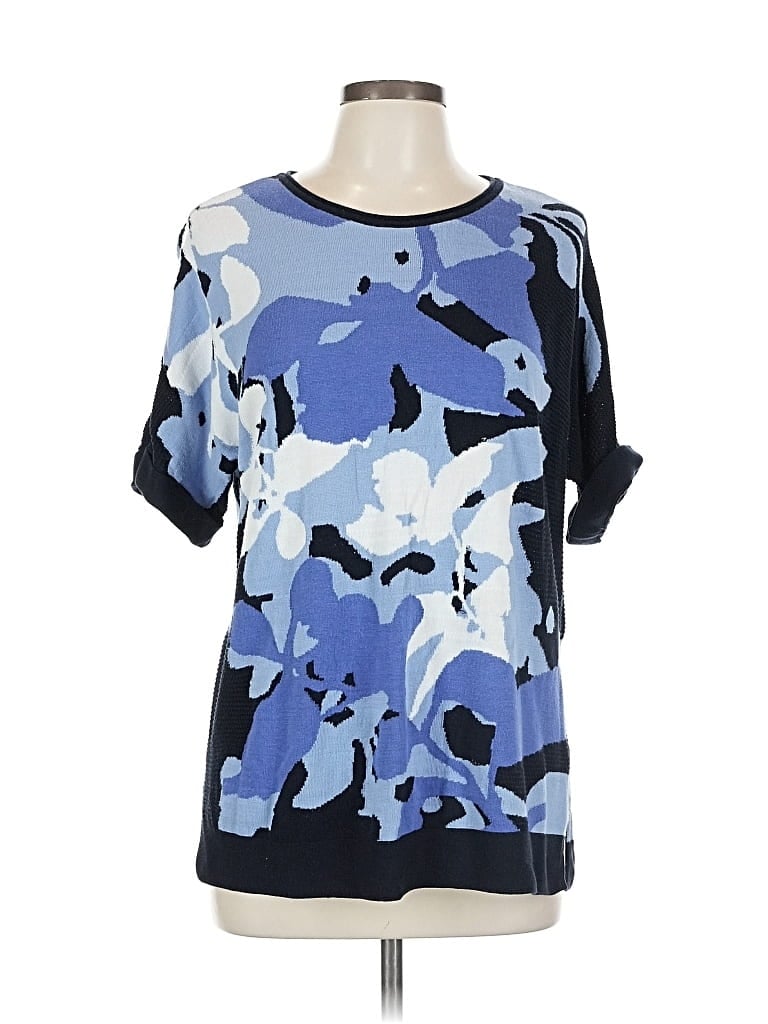 Pre-owned Chico's Cardigan Sweater In Blue