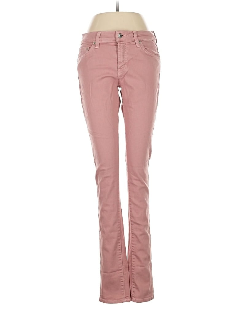 Pre-owned Red Engine Jeans In Pink