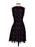 Reiss 100% Polyester Paisley Black Gray Cocktail Dress Size 0 - photo 2