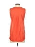 Maeve 100% Rayon Orange Sleeveless Button-Down Shirt Size 0 - photo 2
