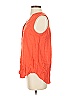 Maeve 100% Rayon Orange Sleeveless Button-Down Shirt Size 0 - photo 5