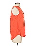 Maeve 100% Rayon Orange Sleeveless Button-Down Shirt Size 0 - photo 4