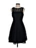 Guess 100% Polyester Chevron-herringbone Black Cocktail Dress Size 2 - photo 1