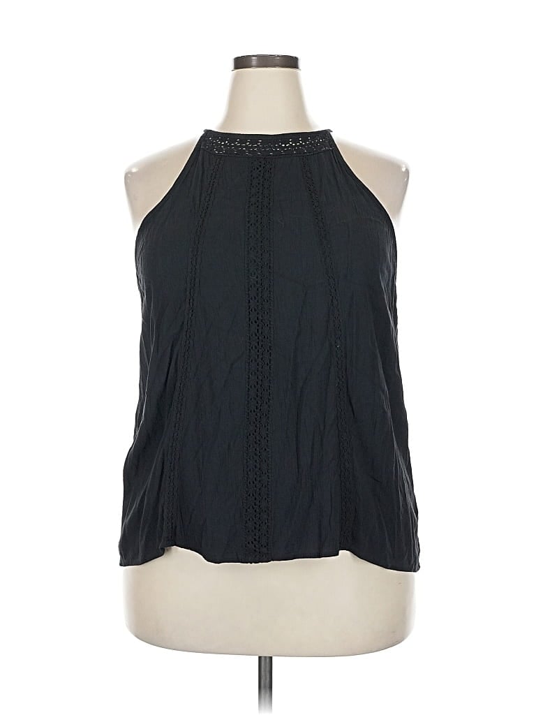 Pre-owned Mudd Sleeveless Blouse In Black