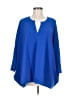 Andree by UNIT Blue 3/4 Sleeve Blouse Size Med - Lg - photo 1