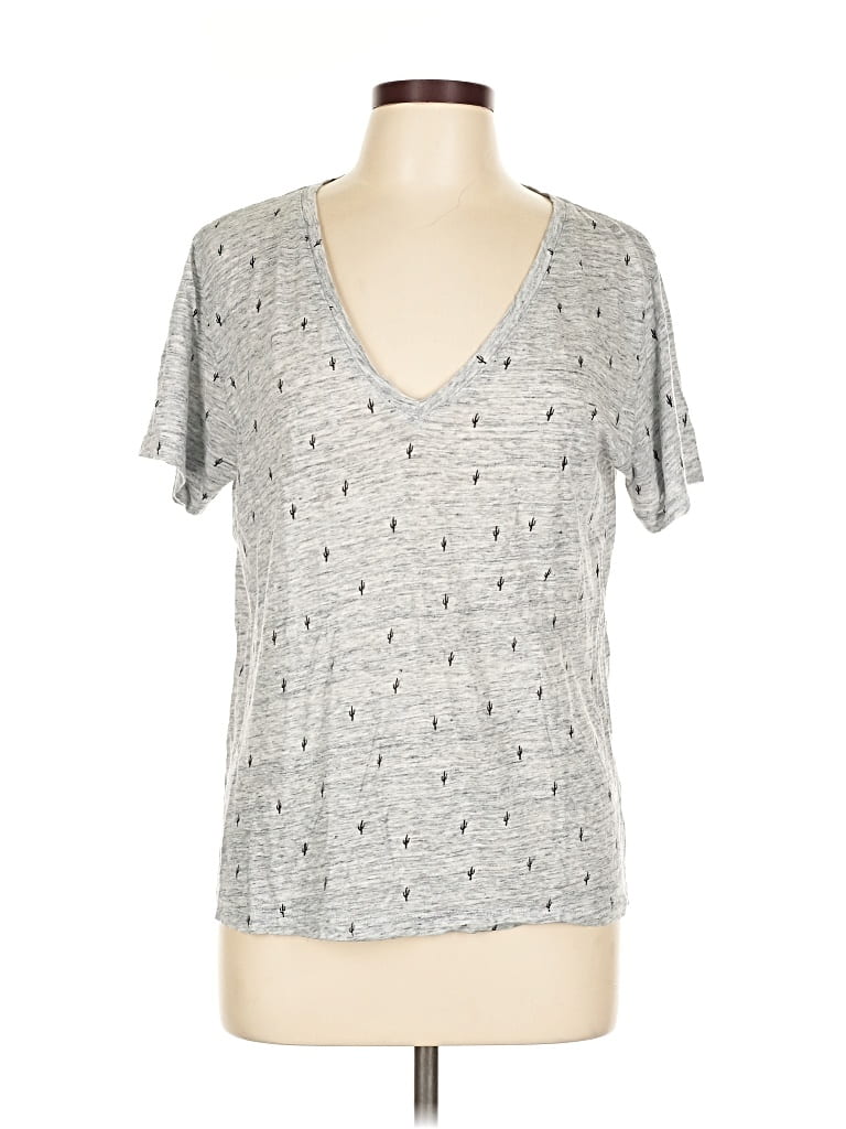 Pre-owned Rails Short Sleeve T-shirt In Gray