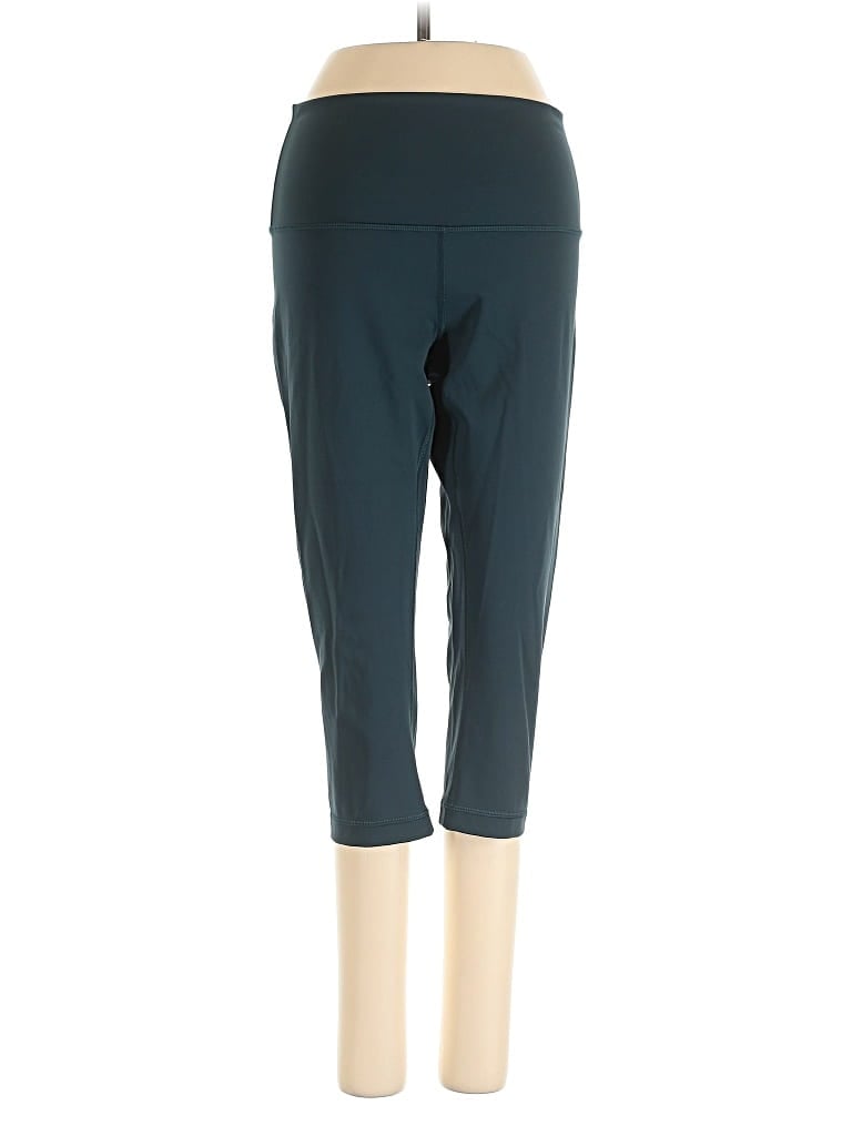 Pre-owned Lululemon Athletica Active Pants In Blue